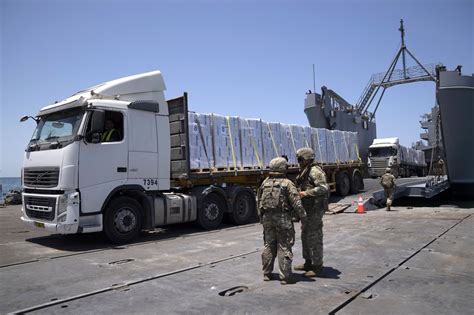 Challenges of the Gaza humanitarian aid pier offer  .